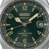 seiko prospex alpinist in classic pine green