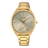 seiko quartz 5oth anniversay special edition ladies gold plated bracelet watch