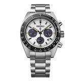 seiko prospex panda solar speedtimer 39mm bracelet watch
