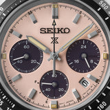 seiko prospex pink solar speedtimer 39mm bracelet watch