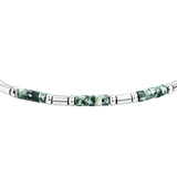 sector basic bracelet stainless steel unakite green 19+3cm