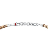 sector basic bracelet stainless steel picture jasper 19+3cm