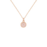ted baker-mini button pink pendant necklace