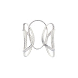 ted baker-tamii textured hoop cuff