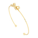 ted baker- opulent pave bow cuff gold/crystal