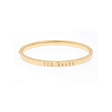 clemina: hinge metallic bangle gold