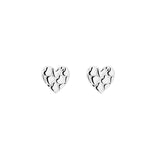 harlo: heart to heart stud earring