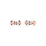 ted baker-: solitaire bow stud earring