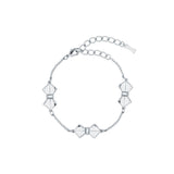 sorell: solitaire bow bracelet silver