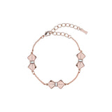 ted baker-: solitaire bow bracelet rose gold
