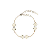 sorell: solitaire bow bracelet gold