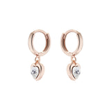 ted baker-crystal heart rose gold ear charms