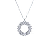ted baker-crystal aurora pendant silver