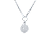 ted baker:: whippet small tag pendant silver