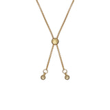 ted baker melrah icon gold tone crystal slider bracelet