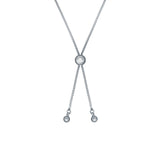 ted baker sarsa: plain crystal bracelet silver & clear crystal