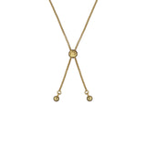 ted baker soleta: solitaire sparkle crystal adjustable bracelet gold tone