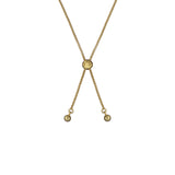 ted baker soleta: solitaire sparkle crystal adjustable bracelet gold tone