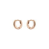 ted baker crisete: logo hoop 10mm earrings rose gold tone