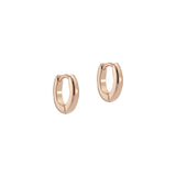 ted baker crisete: logo hoop 10mm earrings rose gold tone