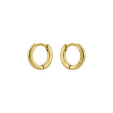 ted baker crislie logo 12mm hoop earring gold tone