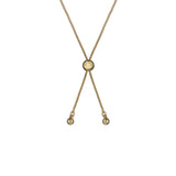 ted baker florie: pearl flower adjustable bracelet gold tone