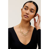ted baker periela: pebble stone necklace gold tone, pink