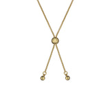 ted baker pelra: pebble stone adjustable bracelet gold tone, pink