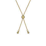 ted baker pelra: pebble stone adjustable bracelet gold tone, pink