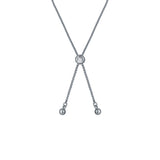 ted baker amorita: crystal halo heart adjustable bracelet , silver tone, clear crystal