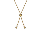 ted baker molina: monogram crystal adjustable bracelet gold tone