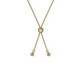 ted baker clarrie: crystal cluster adjustable bracelet gold tone