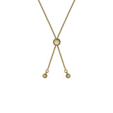 ted baker clarrie: crystal cluster adjustable bracelet gold tone