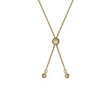 ted baker cherisa: crystal cluster heart adjustable bracelet gold tone