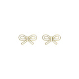 ted baker bowie: tie bow enamel stud earrings