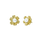 ted baker dara: daisy pearl gold tone stud earrings