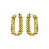 ted baker bollie: crystal bobble gold tone hoop earrings