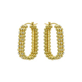 ted baker bollie: crystal bobble gold tone hoop earrings