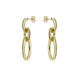 ted baker shirina: crystal shimmer gold tone drop  earrings