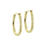 ted baker shivanna: crystal shimmer gold tone hoop earrings
