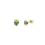 ted baker gemme: crystal gem cluster stud earrings
