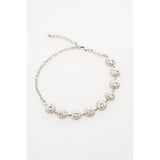 ted baker solace: solitaire sparkle crystal adjustable bracelet silver tone clear crystal