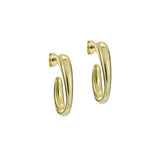 ted baker corie: contour hoop earrings