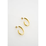 ted baker corie: contour hoop earrings