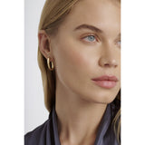 ted baker corie: contour hoop earrings
