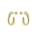 ted baker corie: contour hoop earrings