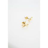 ted baker brooke: mini metal bow stud earrings