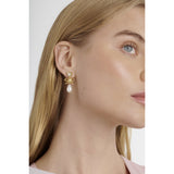 ted baker ivy: icon charm heart bow pearl drop earrings