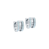 ted baker rolo: classic colour enamel roll huggie earrings
