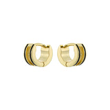 ted baker rolo: classic colour enamel roll huggie earrings